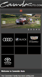 Mobile Screenshot of cavenderauto.com